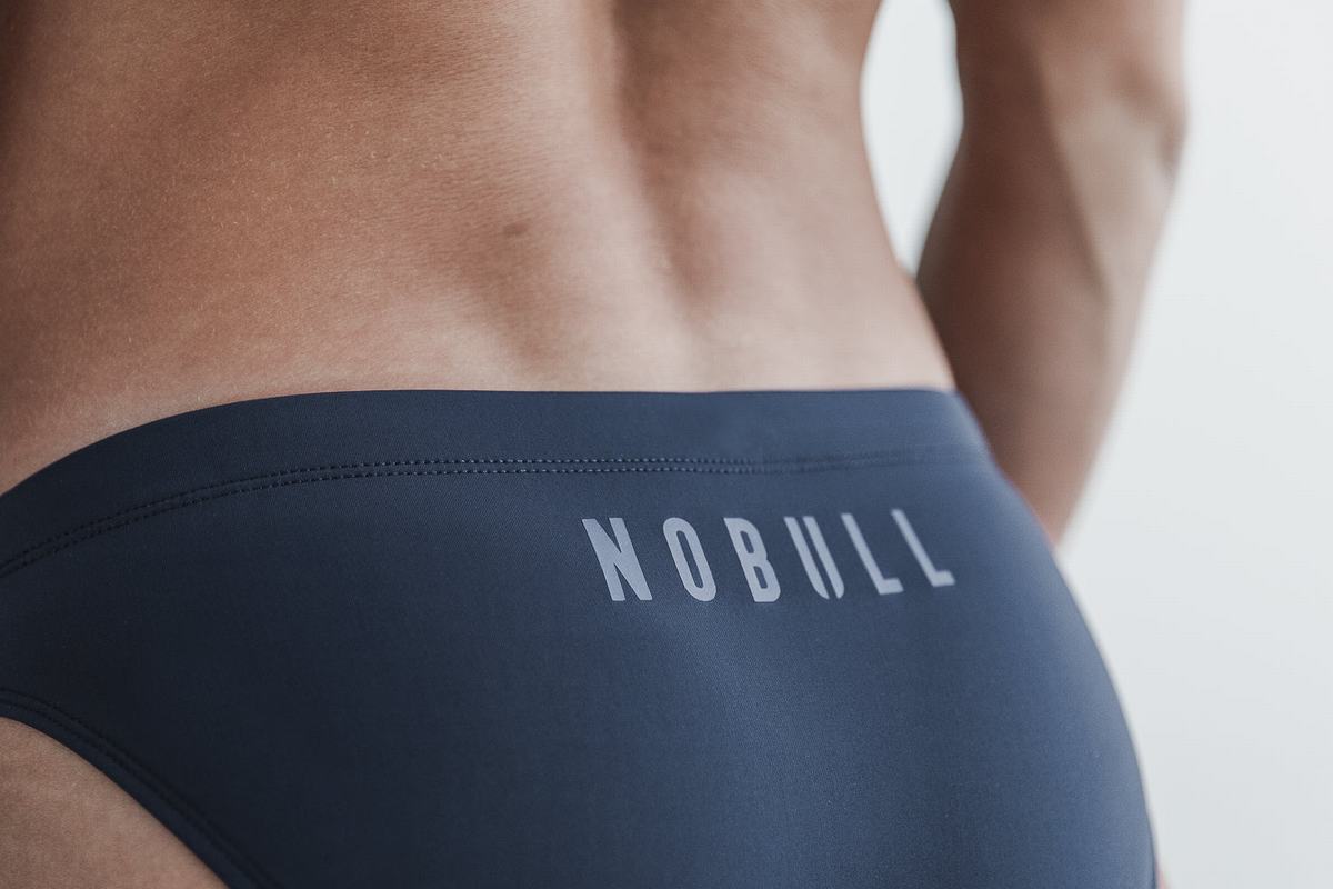 Nobull Women's Swim Bottom Navy | Australia (QW3698)